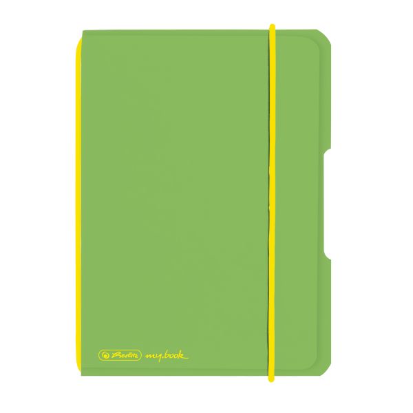 записная книжка flex PP A6, 40 листов, в клетку, светло-зеленая, my.book