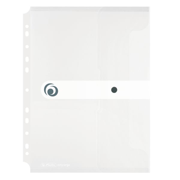Папка-конверт PP A4, для файлов, прозрачный бесцветный