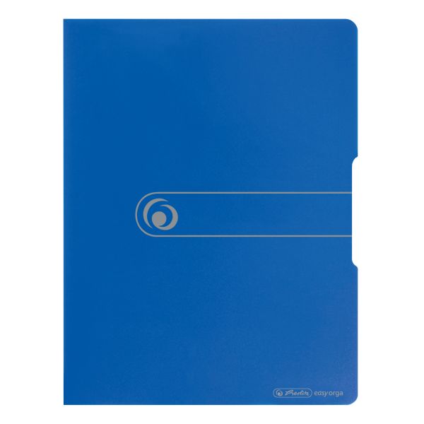 папка для файлов PP A4 20 листов, непрозрачный синий