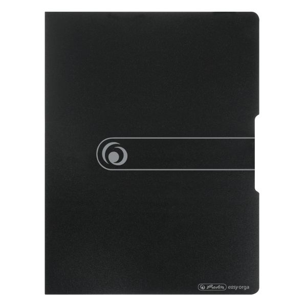 папка для файлов PP A4 20 листов, непрозрачный черный