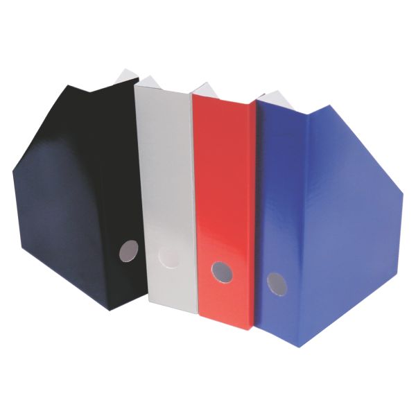 вертикальный лоток А4, цветные, гофрированный картон, 7 см