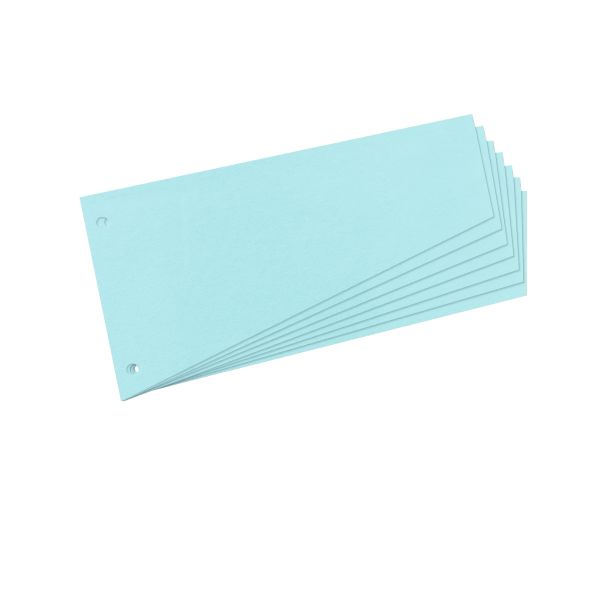 запасные листы-разделители для блокнота, синие, 100 штук, в форме трапеции
