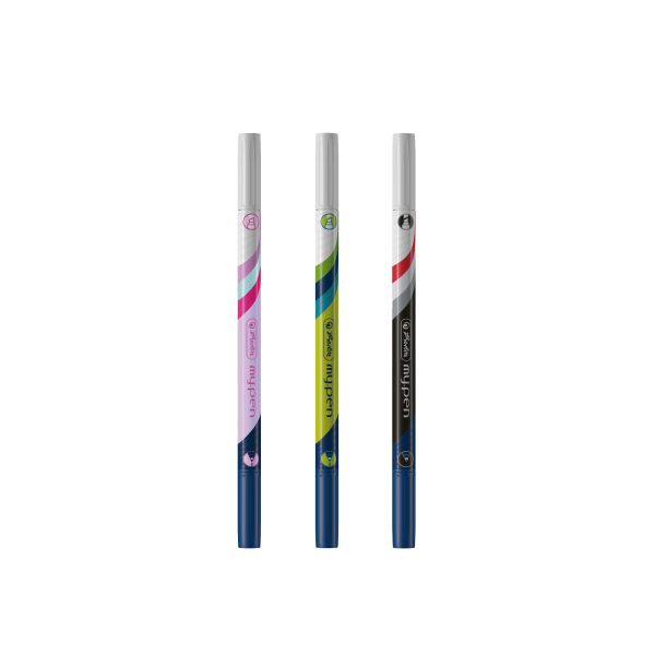 узоры, ластик для чернил my.pen, 2 штуки, цветные