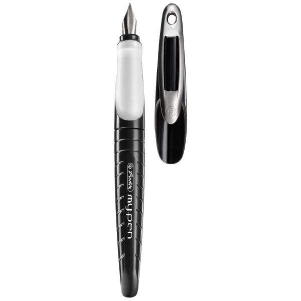 перьевая ручка my.pen, перо M черный/белый без упаковки