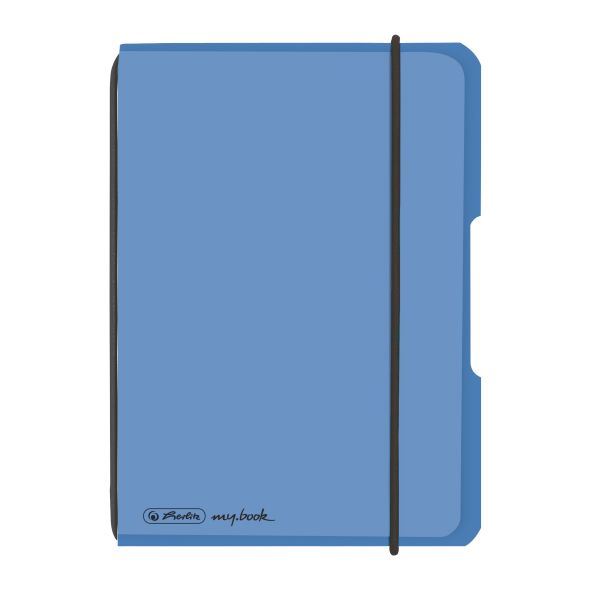 записная книжка flex PP A6, 40 листов, в клетку, синяя, my.book