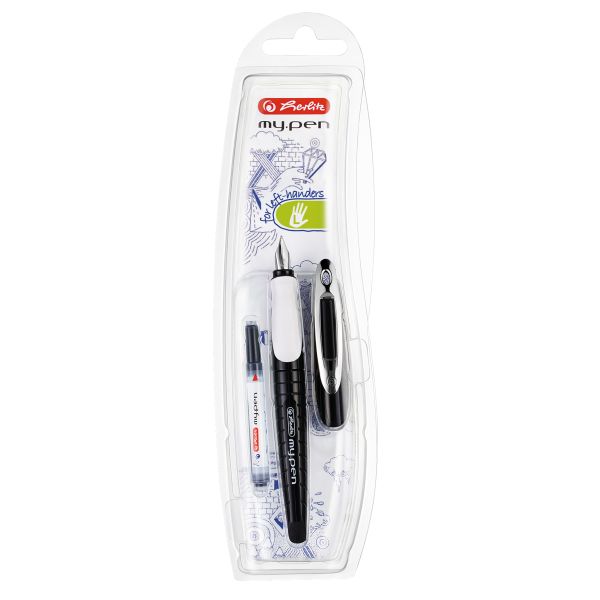 перьевая ручка my.pen, перо L черный/белый