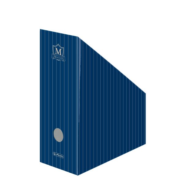 Накопитель вертик. д/бумаг Montana IV, гофрированный картон A4-C4 , синий