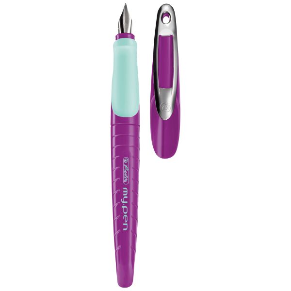 перьевая ручка my.pen, перо M розовый/мятный без упаковки