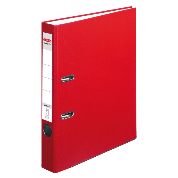 папка-скоросшиватель maX.file protect А4 5 см, красная