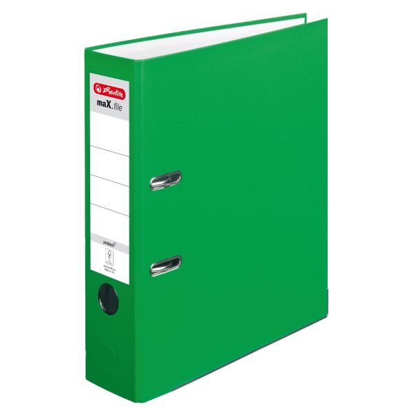 папка-скоросшиватель maX.file protect А4 8 см, светло-зеленая