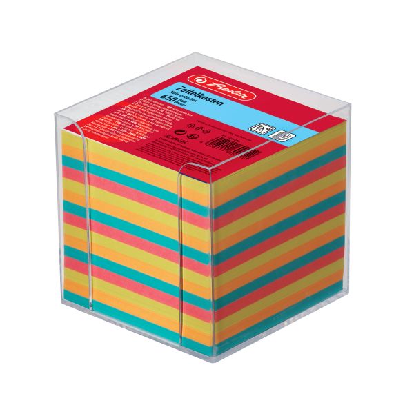 блок-кубик в пластиковой подставке Big 9 Box 650 листов, прозрачный пластик