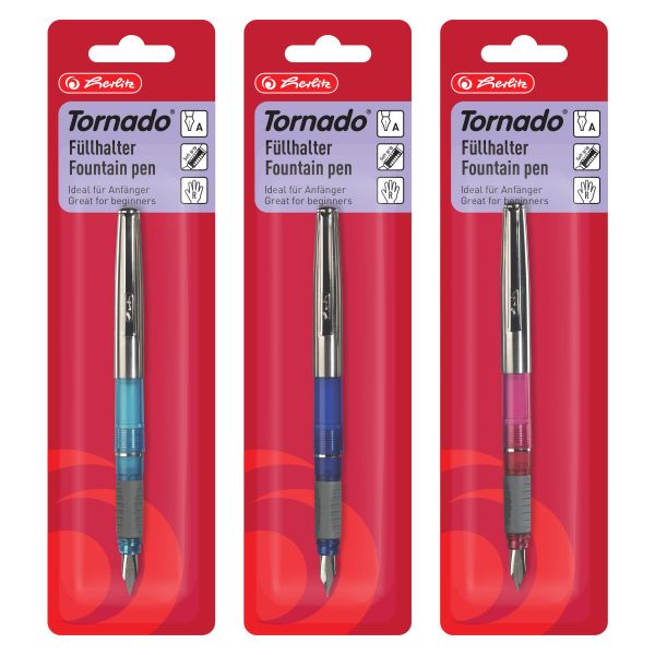 перьевая ручка Tornado Classic, различные цвета