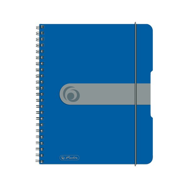 Blok špirálov ýA5/80 štvorček, modrý
