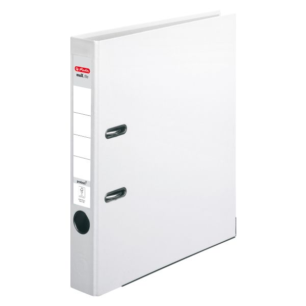 Šanón A4/5cm, PP, Herlitz, biely