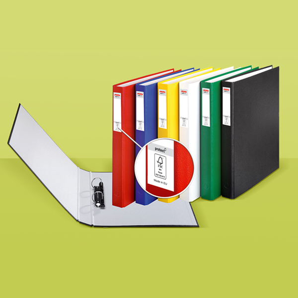 Ring binders with PP laminated covers